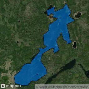 Boundary on map.