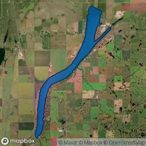 Boundary on map.
