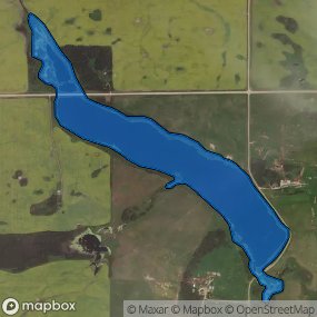 Boundary on map.