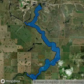 Boundary on map.