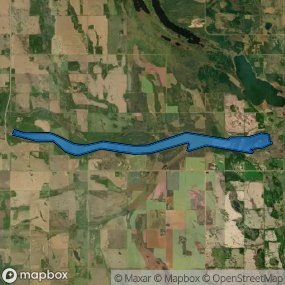 Boundary on map.