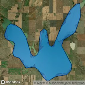 Boundary on map.