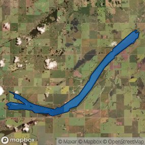 Boundary on map.